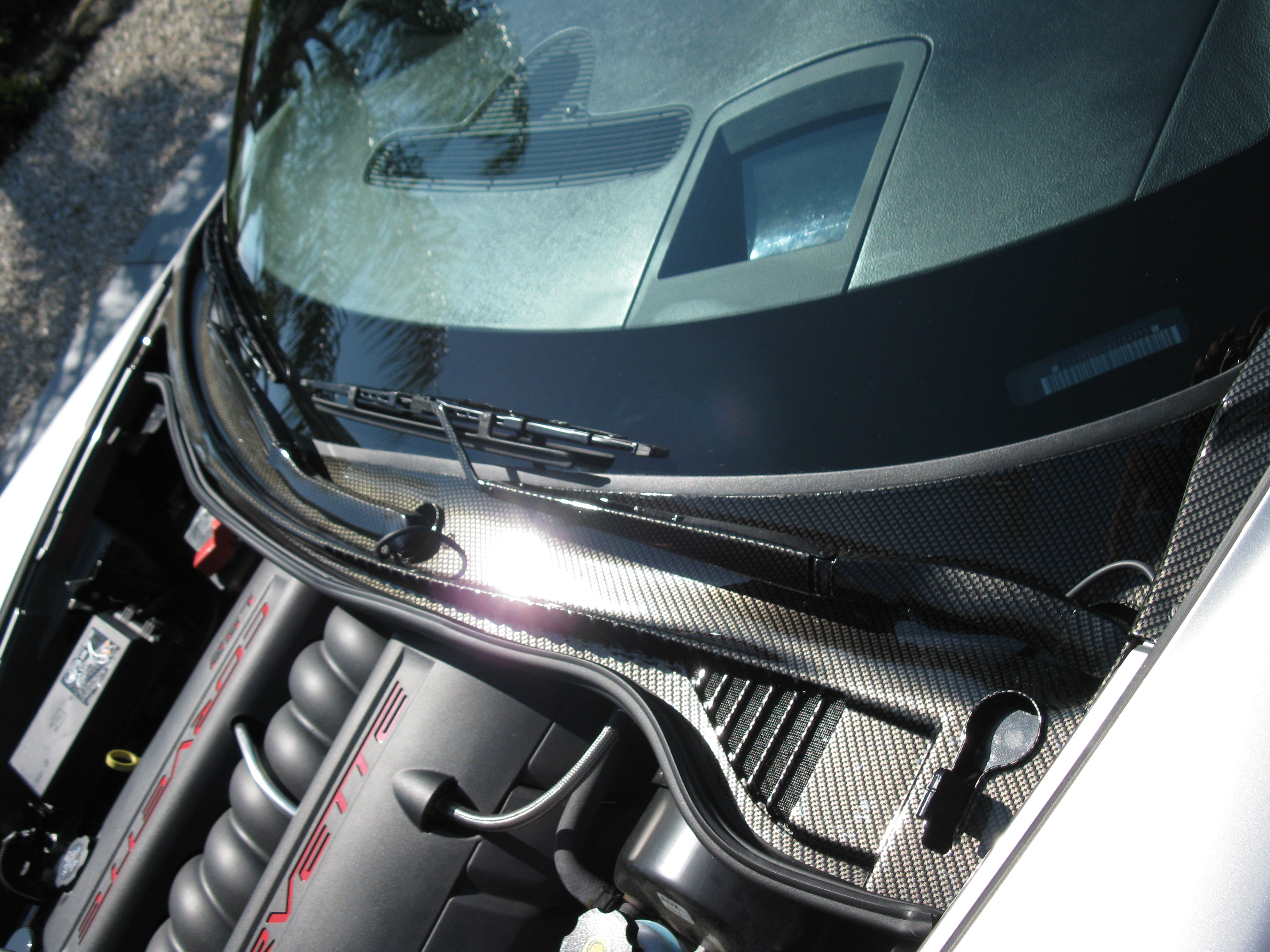 C5 Corvette ALl Model Carbon Fiber Finish Windshield Cowl